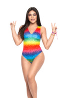 silhouette with an eccentric print