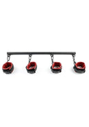 Saffron Spreader Bar & Cuff Set - Black/Red
