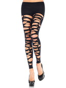 Tattered Footless Tights