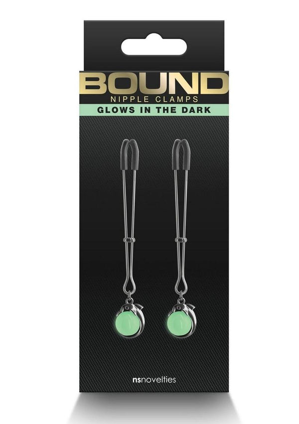 Bound Nipple Clamps G1 Iron Glow in the Dark