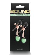 Bound Nipple Clamps G3 Iron Glow in the Dark