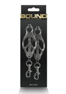 Bound Nipple Clamps C3 - Gunmetal Gray