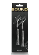 Bound Nipple Clamps D2 - Gunmetal Gray