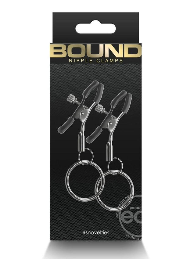 Bound Nipple Clamps C2 - Gunmetal Gray