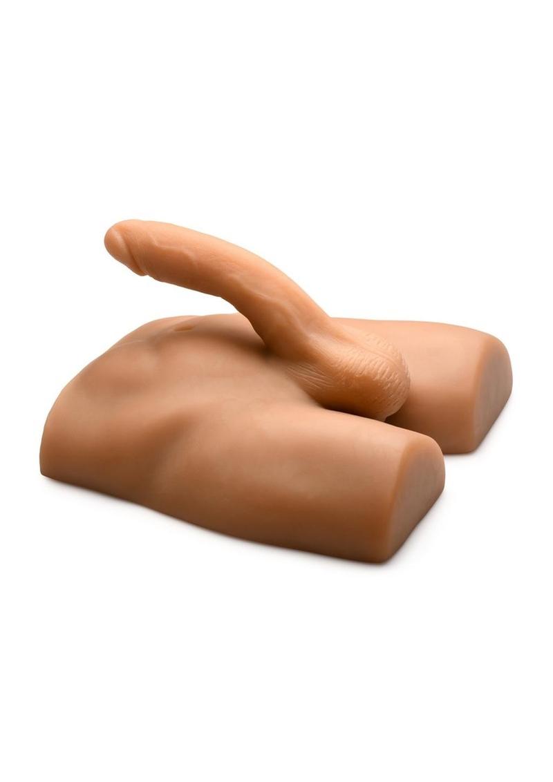 JOCK Ass Masturbator with Poseable Dildo - Vanilla