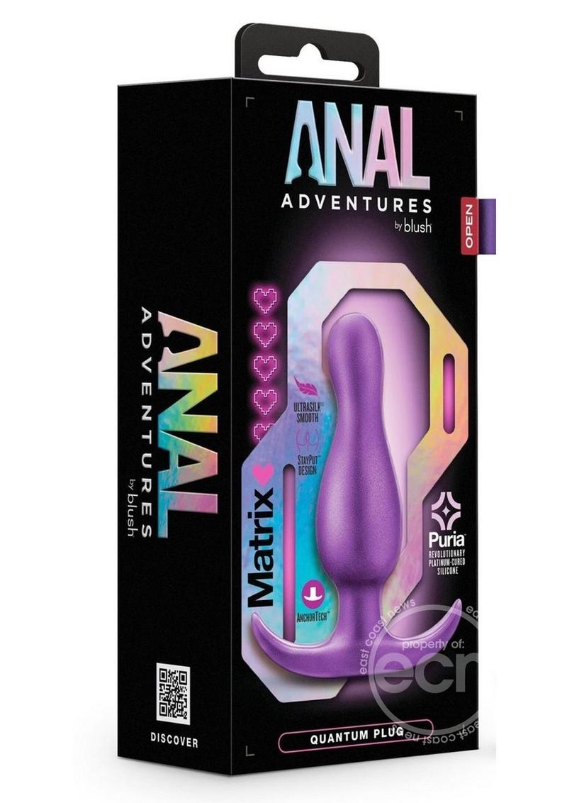 Anal Adventures Matrix Supernova Plug Silicone Anal Plug