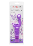Rechargeable Butterfly Kiss G-Spot Rabbit Vibrator - Purple