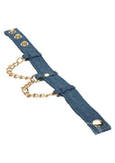 Ride 'em Premium Denim Collection Ankle Cuffs - Blue