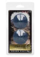 Ride 'em Premium Denim Collection Round Pasties - Blue