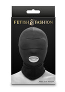 Fetish & Fashion Mouth Hood - Black