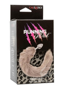 Running Wild  Tail Faux Fur Tail and Metallic Anal Plug