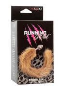 Running Wild  Tail Faux Fur Tail and Metallic Anal Plug