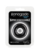 Renegade Fireman Ring Silicone Cock Ring Black