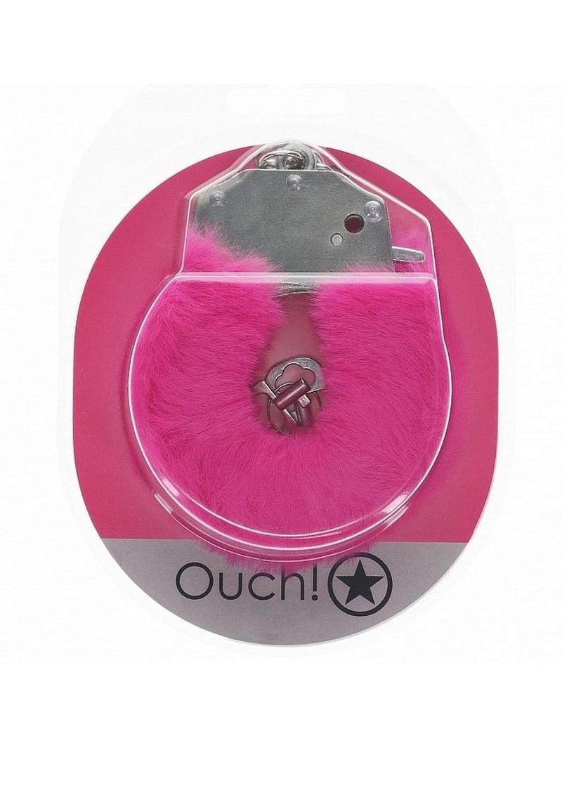 Ouch! Heavy-Duty Fluffy Handcuffs - Multicolor 2