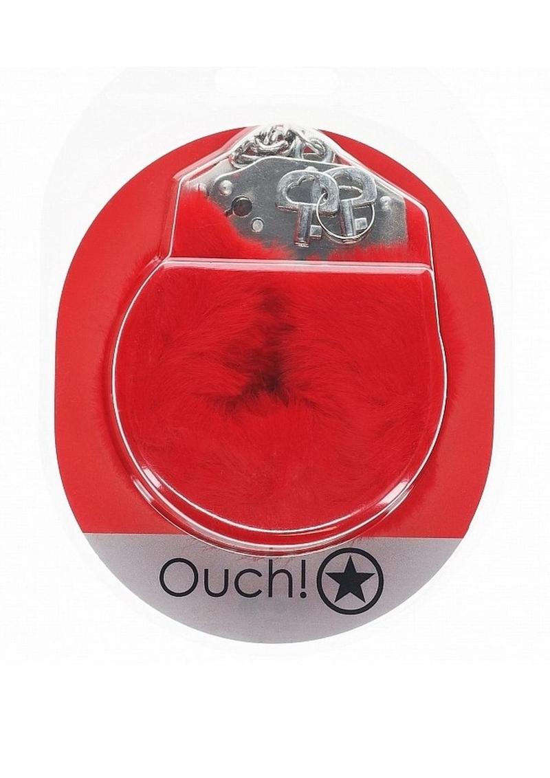 Ouch! Heavy-Duty Fluffy Handcuffs - Multicolor 2