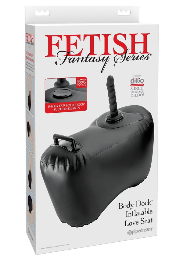 Fetish Fantasy Series Body Dock Inflatable Love Seat - Black