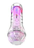 PDX Elite ViewTube XXL See-Thru EZ-Grip LED Stroker - Clear