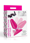 Bang! Flexible Vibrating Silicone Rechargeable Butt Plug