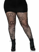 Pirate Booty Skull Net Tights