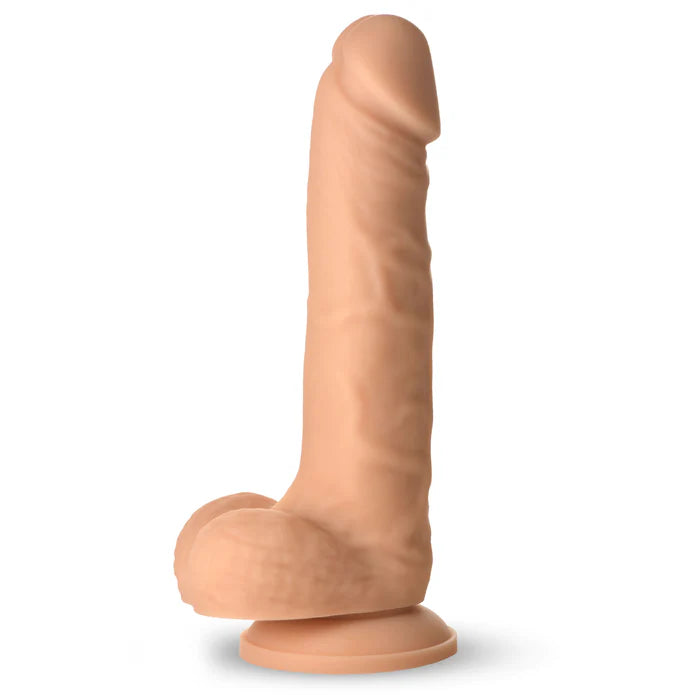 Easy Riders 7" Silicone Dildo with Balls