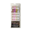 Glitterati Party Tall Straws - Pack of 8