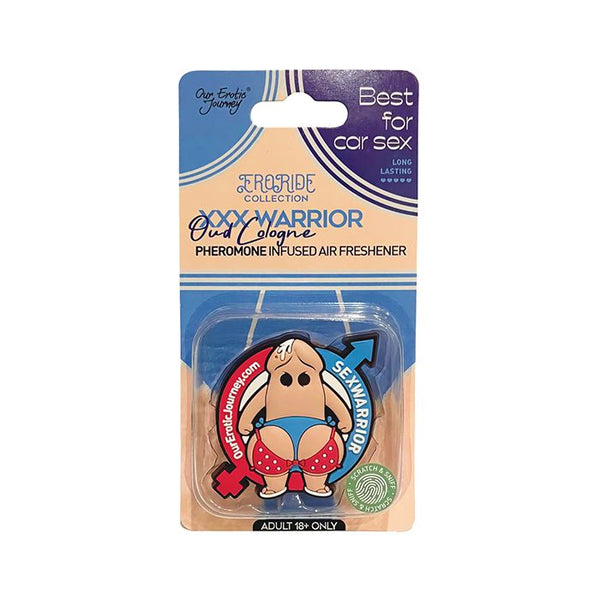 EroRide XXX Warrior Pheromone Infused Air Freshener - Oud Cologne