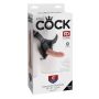 King Cock Strap On Harness w/6" Cock