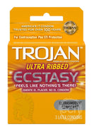 Trojan Condom Stimulations Ecstasy Lubrciated
