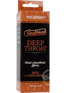 GoodHead Deep Throat Oral Anesthetic Spray
