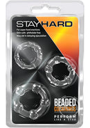 Stay Hard Beaded Cock Rings (3 Sizes)