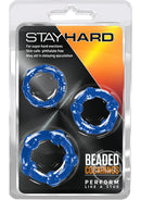 Stay Hard Beaded Cock Rings (3 Sizes)