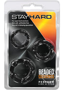 Stay Hard Beaded Cock Rings (3 Sizes)