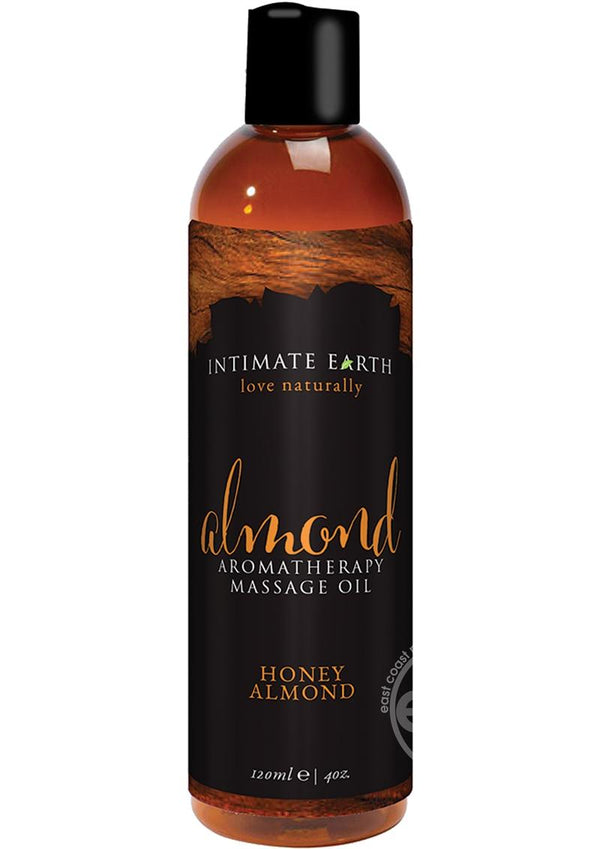 Intimate Earth Almond Aromatherapy Massage Oil Honey Almond