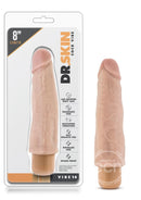 Dr. Skin Cock Vibe 14 Vibrating Dildo 8in - Vanilla