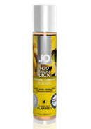 JO H2O Water Based Flavored Lubricant Banana Lick 1oz