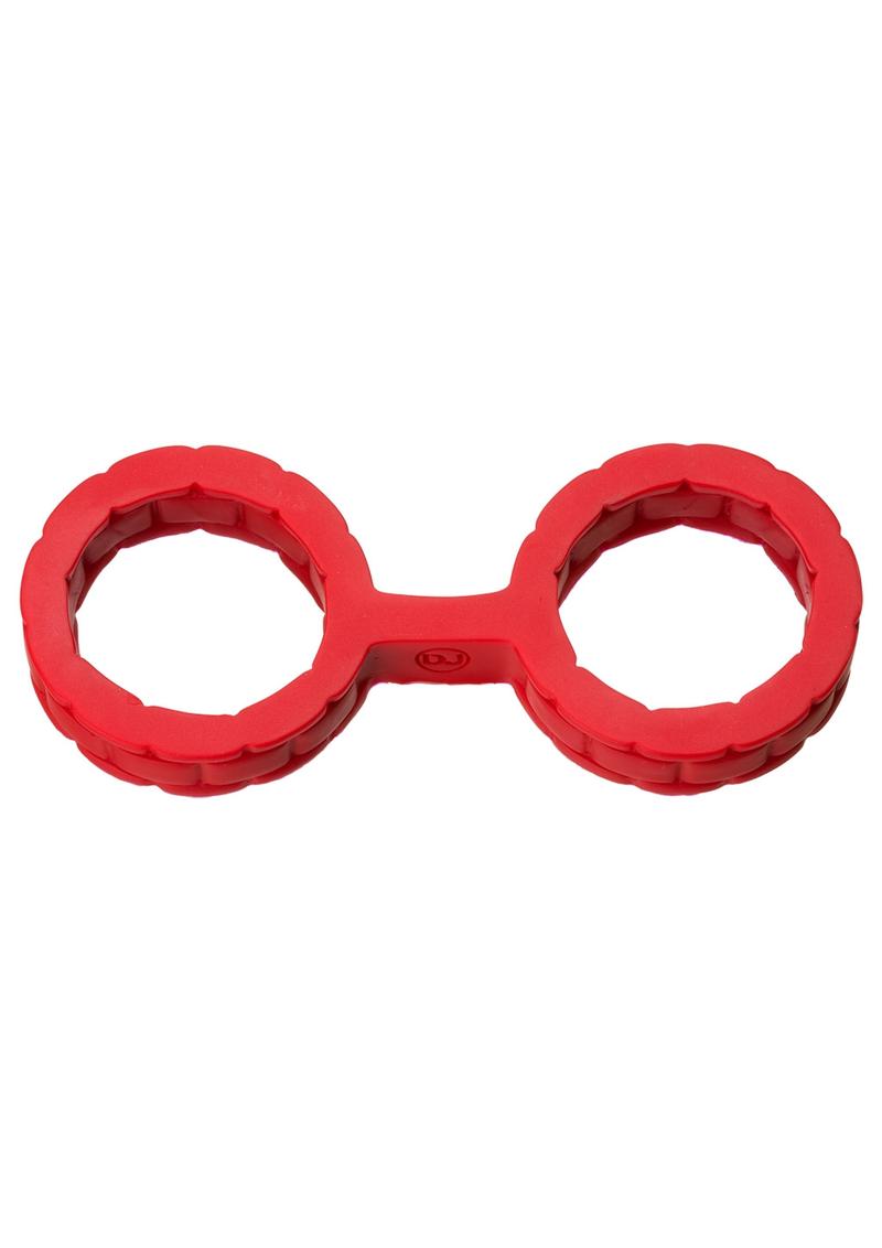 Japanese Style Bondage Silicone Cuffs Small 6.4in