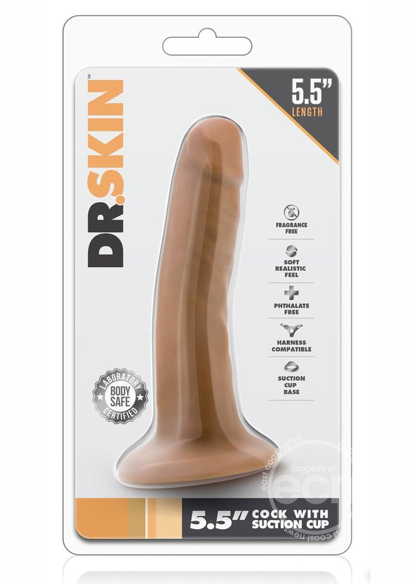 Dr. Skin Cock Dildo with Suction Cup 5.5in