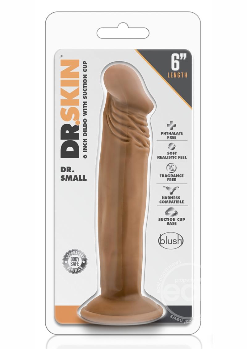 Dr. Skin Dr. Small Dildo with Suction Cup 6in - Vanilla