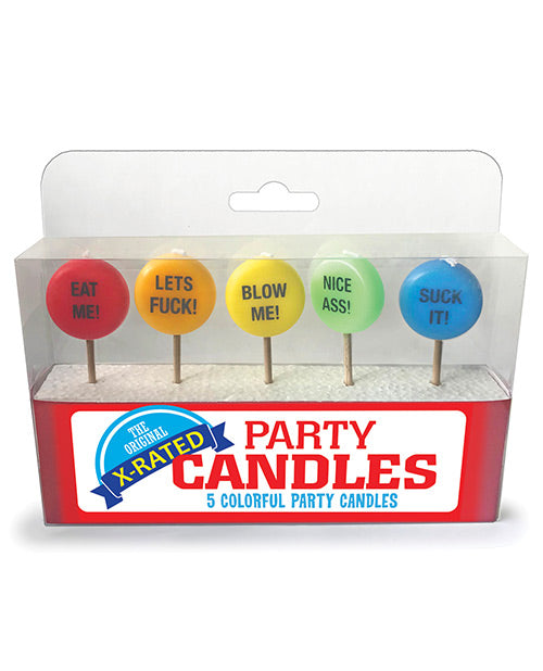 Glitterati Penis Party Candle - Pack of 5