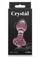 Crystal Flower Butt Plug