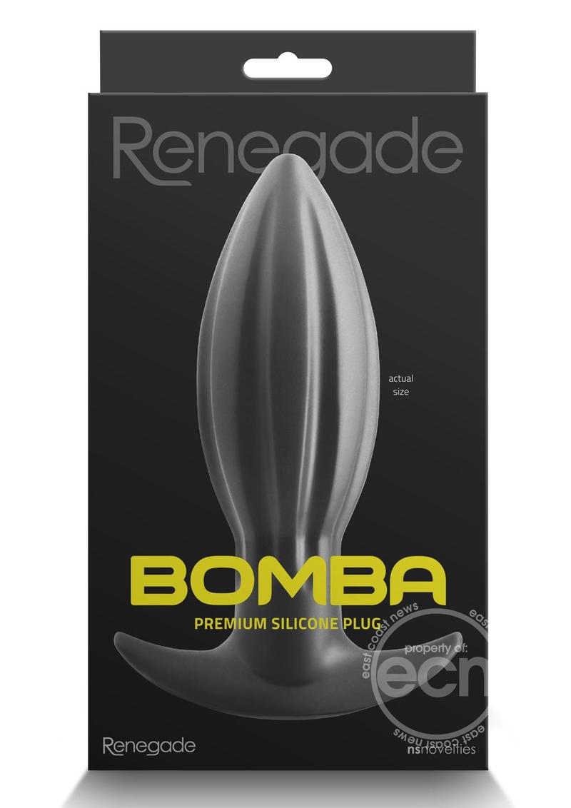 Renegade Bomba Silicone Anal Plug  - Black