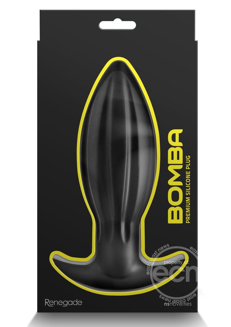Renegade Bomba Silicone Anal Plug  - Black