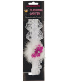 Bachelorette Bride to Be Flashing Garter - White