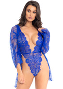 3 PC Floral lace teddy