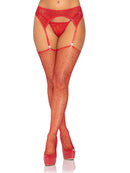 Rhinestone garter belt.