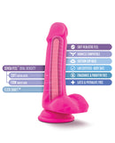 Blush Au Naturel Bold Delight 6" Dildo - Pink
