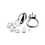 Blue Line Obedience Cage - Silver