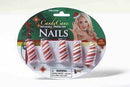Candycane press on nails