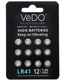 VeDO LR41 Batteries - 1.5V Pack of 12