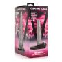 Creature Cocks The Gargoyle Rock Hard Silicone Dildo - Silver/Black